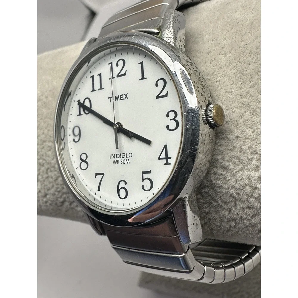 Timex Men Indiglo KO 2002 Watch New Battery 35MM 7